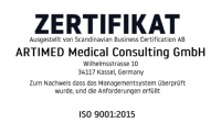 Zertifikat ISO 9001:2015